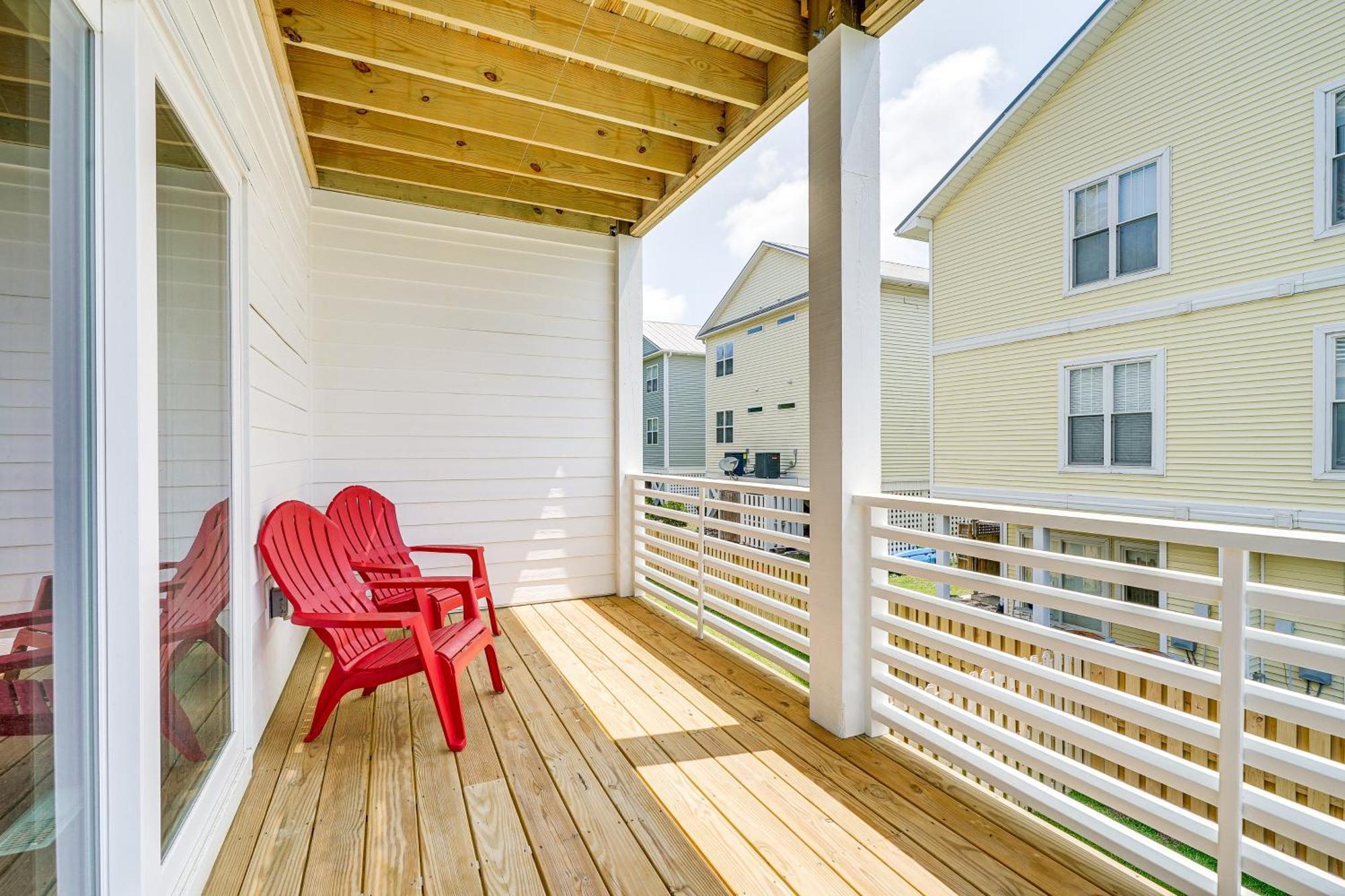 Carolina Beach Vacation Rental With Rooftop Terrace Exterior foto